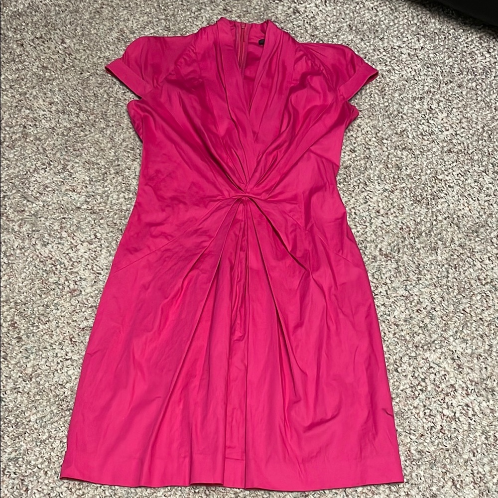 Hugo boss gathered front Pink Women's Dress